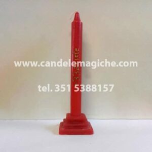 candela rossa zodiacale dell'ariete