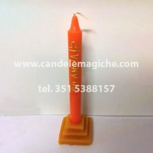 candela arancione dello zodiaco bilancia