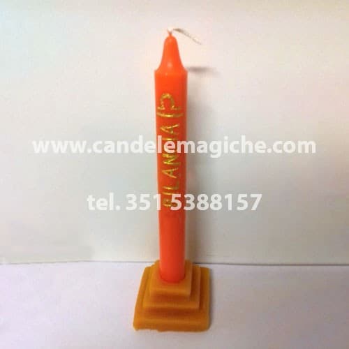 candela arancione dello zodiaco bilancia