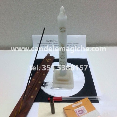 candela e occorrente per l'incantesimo stellare per arrivare al matrimonio