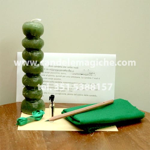 candela sei sette nodi per rituale