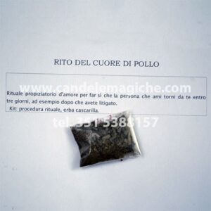 erba cascarilla per rito cuore di pollo