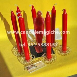 set di candele per legamento d'amore nigeriano