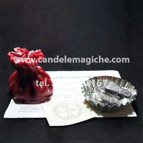 sacco della fortuna in cera per rituale