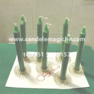 kit candele verde per legamento d'amore omosex