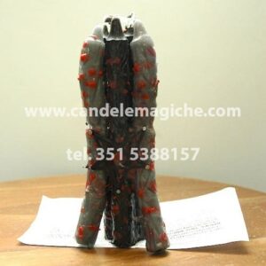 candela figurata per il rituale della candela luciferiana 666