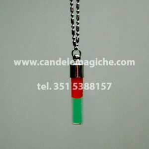 talismano portafortuna con fiale del fluido dell'angelo protettore