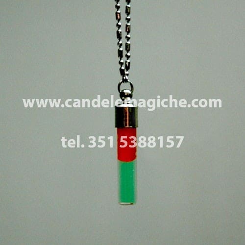 talismano portafortuna con fiale del fluido dell'angelo protettore