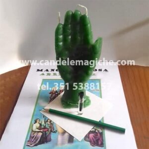candela della mano poderosa versa per rituale
