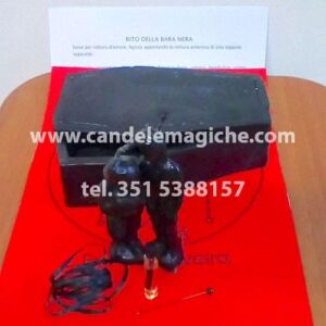 bara nera in cera per rituale di separazione