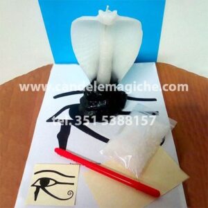 candela del cobra bicolore per rituale