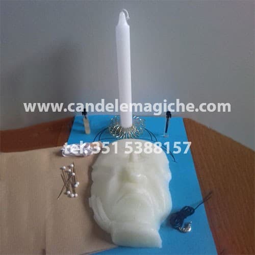 candela del pensiero bianca per rito