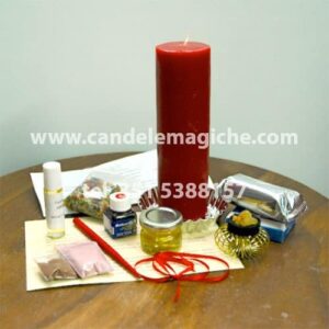 kit materiale occorrente per il rituale di sant'elia