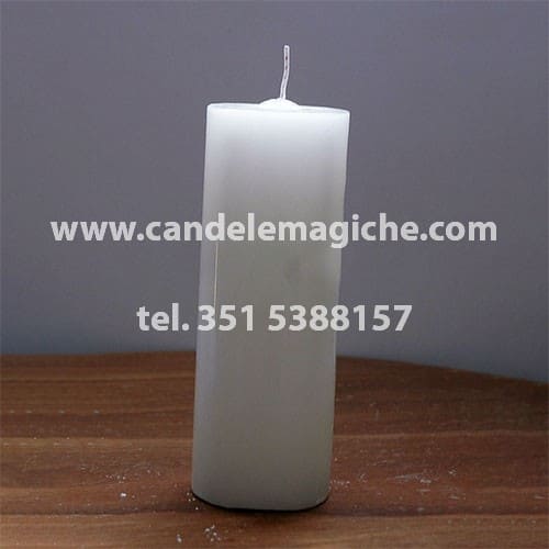 candela sete dias di colore bianco
