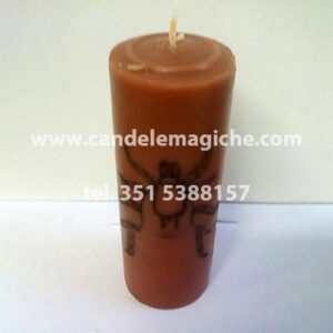 candela con essenza garrapata