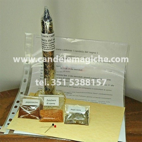 una candela las siete cadenas o candela del ragno