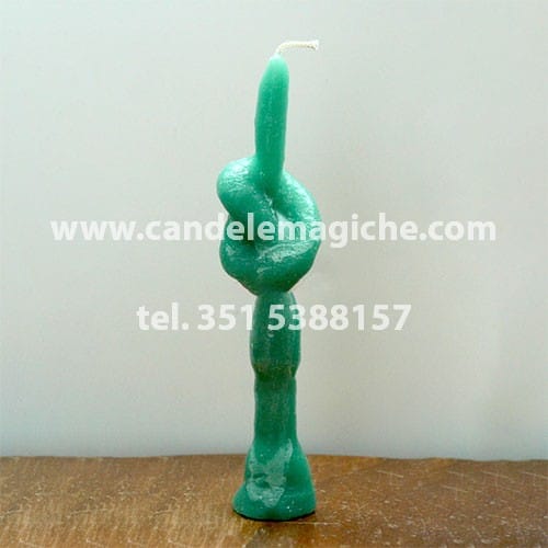 candela con nodo verde desatanudos