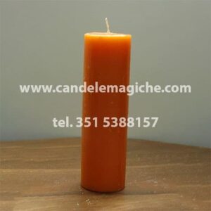 candela sete dias di colore arancione