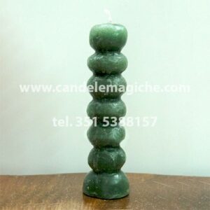 candela dai sette nodi verde