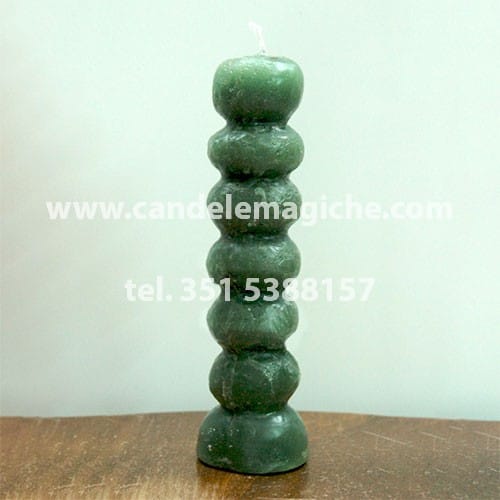 candela dai sette nodi verde