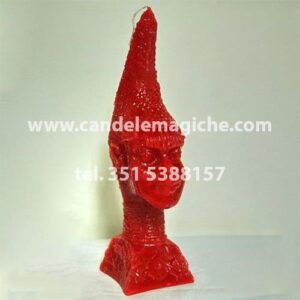 candela dea della fortuna di colore rosso