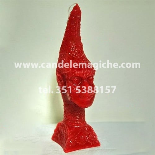 candela dea della fortuna di colore rosso