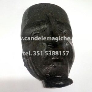 candela del pensiero di colore nero