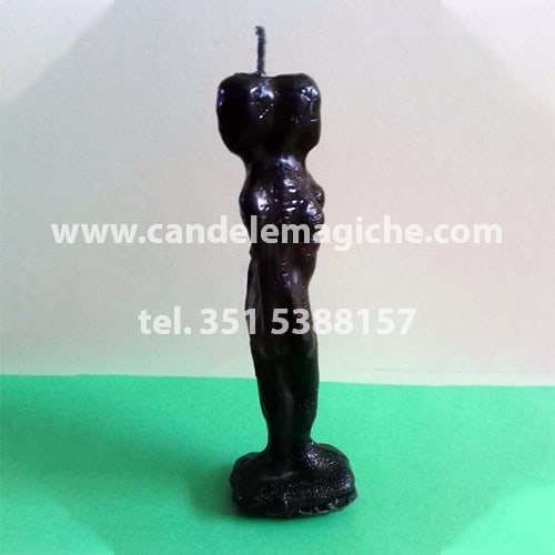 candela raffigurante la statuetta della separazione