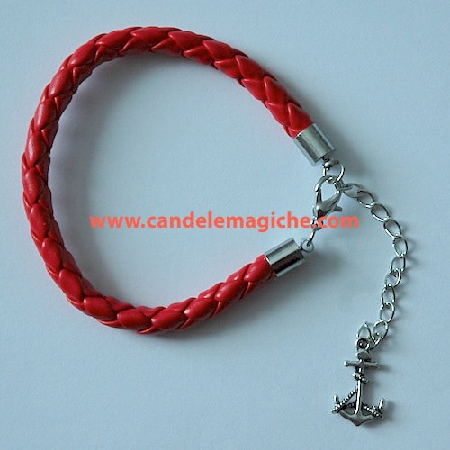 bracciale con ciondolo a forma di ancora
