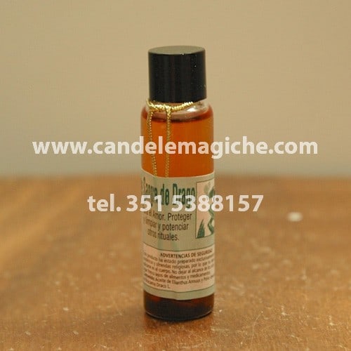 bottiglietta di essenza sangue di drago