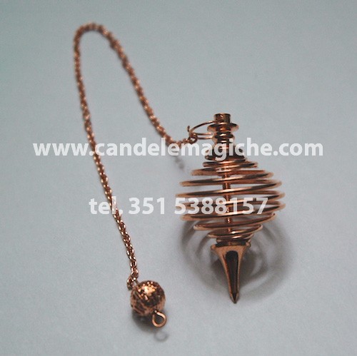 pendolino magico color rame di sforma sferica
