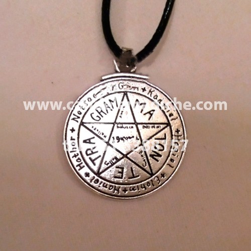 talismano di protezione tetragrammaton in acciaio