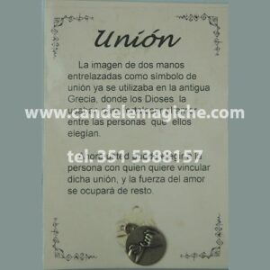 talismano unione con simbolo delle dita intrecciate