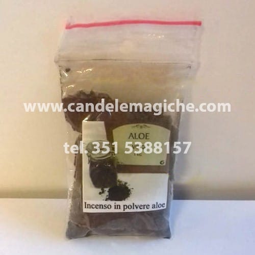confezione di aloe vera in polvere
