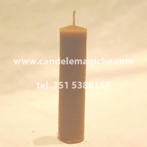 candela di supporto per rituali in pura cera d'api