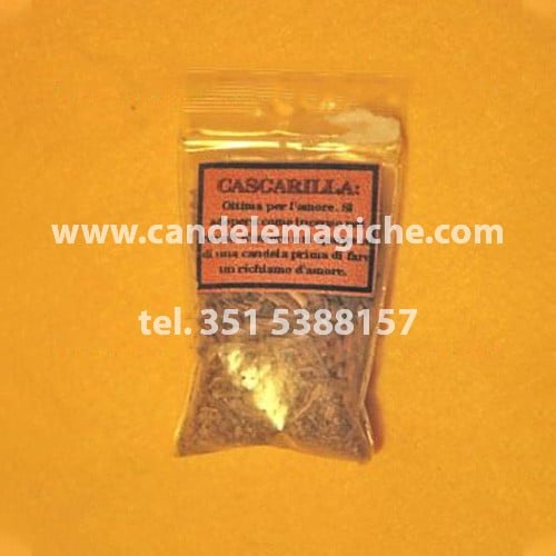 confezione di foglie d'erba di cascarilla