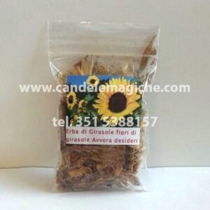 confezione di erba di fiori di girasole
