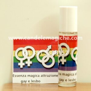 bottiglietta di essenza magica per l'attrazione gay e lesbo