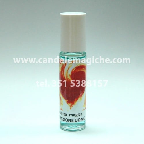 flaconcino di essenza magica attrazione uomo
