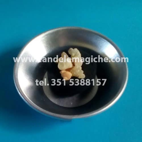 ciotola in metallo per carboncini brucia incenso