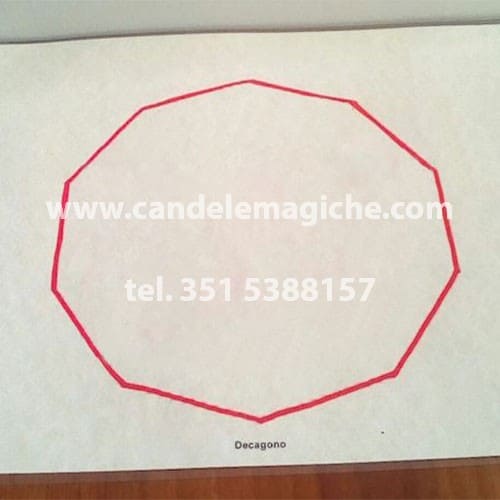 tovaglietta decagono