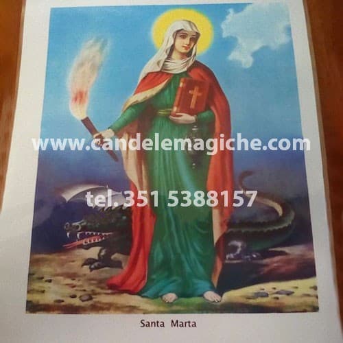 tovaglietta di santa marta dominadora per rituali