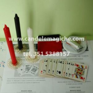 kit per la consacrazione della carte dei tarocchi