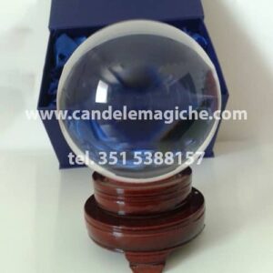 sfera di cristallo da 15cm per cristallomanzia