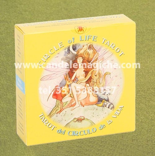 mazzo di tarocchi rotondi il cerchio della vita