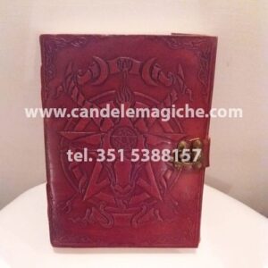 diario della strega in cuoio