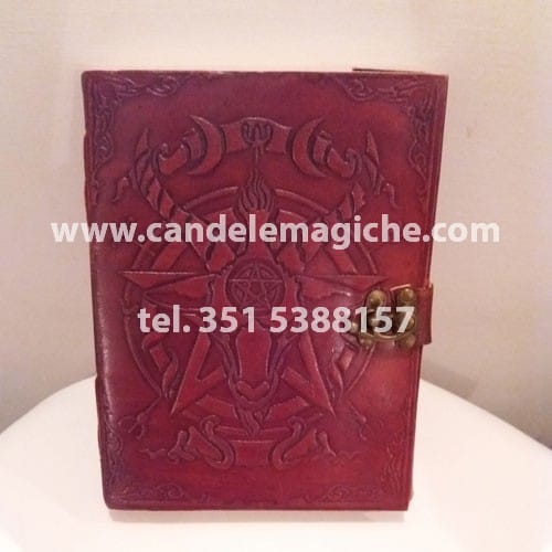 diario della strega in cuoio