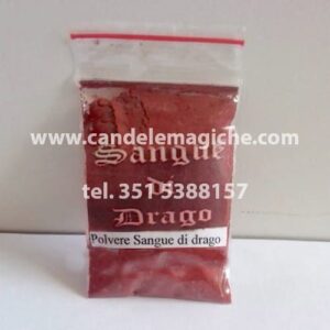 bustina di polvere sangue di drago