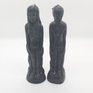 Coppia Uomo Donna nere con erbe ed essenze