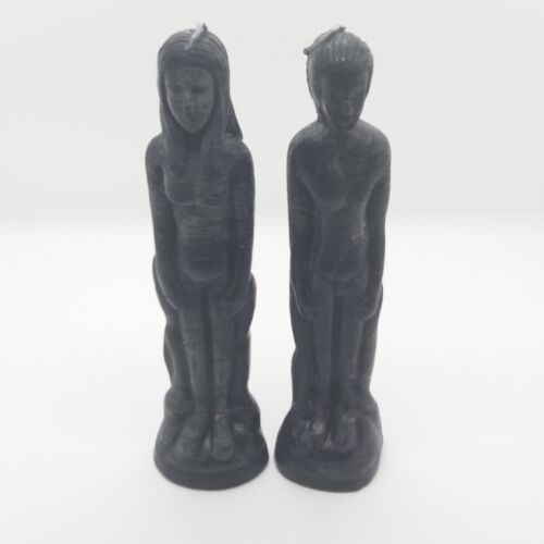 Coppia Uomo Donna nere con erbe ed essenze